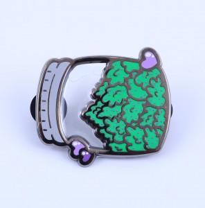 Anime Cartoon Cute Beautiful Girl Enamel Badge Brooch Women Gift Custom Hard Enamel Lapel pins