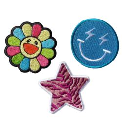 Professional custom embroidered badge