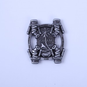 Wholesale personalized custom metal die casting double sided 3D antique gold plated masonic challenge coins