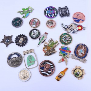 Factory Designed High Quality Hot Sale Souvenirs Collectible Metal Craft Double Coin Commemorative Custom Challenge Coins