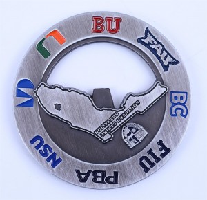 Factory Price Custom Logo Bottle Opener Keyring High Quality Enamel Metal Keychain Zinc Alloy Bottle Opener Keychain